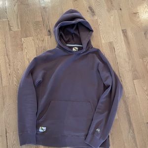 Tracksmith Men’s Large Trackhouse Sweatshirt in Mulberry